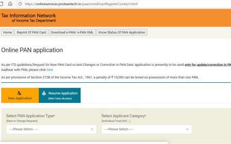 PAN Card India – Apply, Track & Manage PAN via NSDL (Protean eGov)
