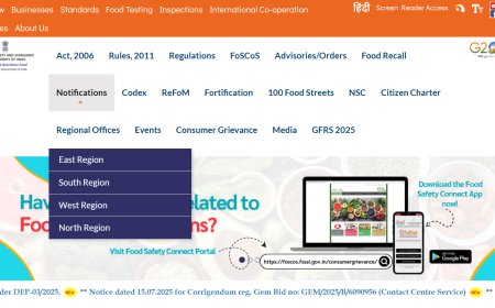 FSSAI – Food Safety & Standards Authority of India | Food Regulation & Licensing