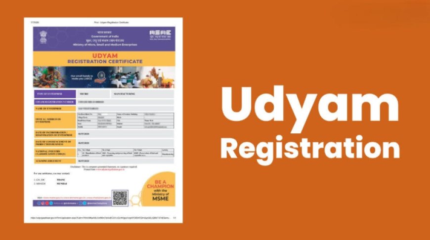 Udyam Registration – Official MSME Registration Portal for Free Online Certification