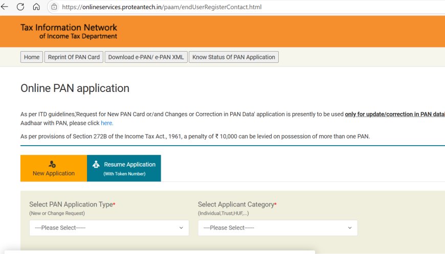 PAN Card India – Apply, Track & Manage PAN via NSDL (Protean eGov)