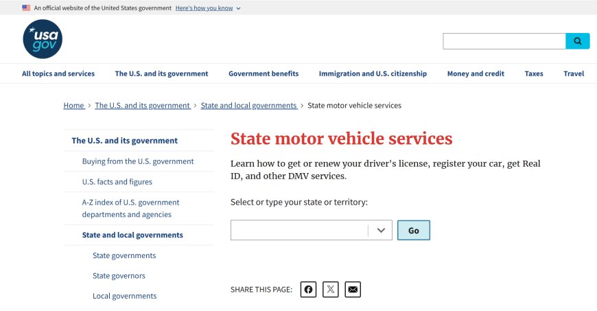 Navigating State Motor Vehicle Services Online
