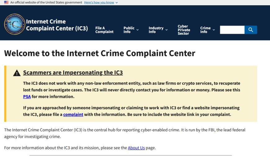 Understanding the Internet Crime Complaint Center