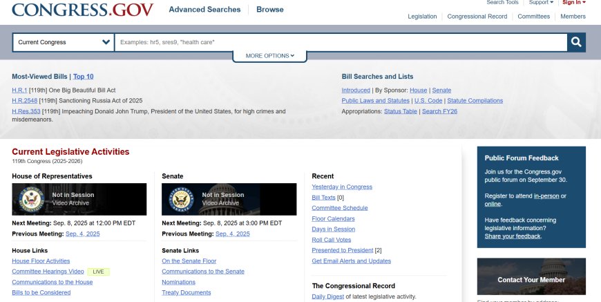 Understanding Congress.gov: A Comprehensive Guide