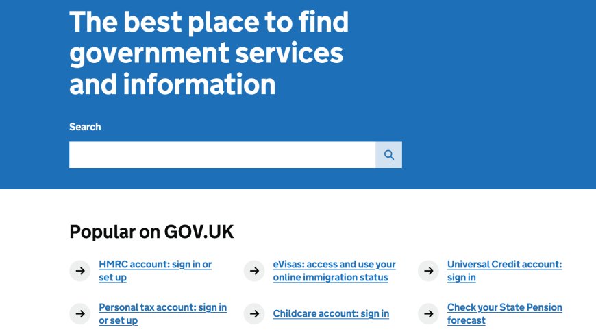 Navigating the UK Government's Official Website